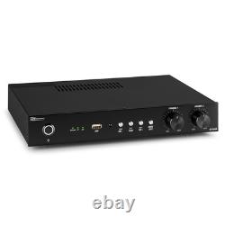 Système de haut-parleurs Bluetooth 2 zones pour cuisine et patio avec plafond et ensemble de montage mural de 6,5 pouces