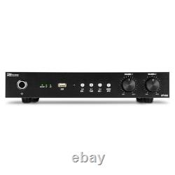 Système de haut-parleurs Bluetooth 2 zones pour cuisine et patio avec plafond et ensemble de montage mural de 6,5 pouces