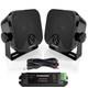 Syst&egrave;me De Haut-parleurs Audio St&eacute;r&eacute;o Bluetooth &eacute;tanche Marin Pour Atv, Utv Et Moto