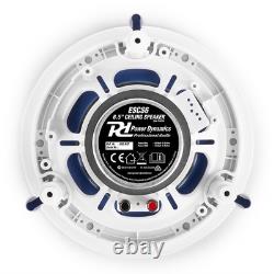 Système de haut-parleurs de plafond Bluetooth 2 zones Power Dynamics avec haut-parleurs ESCS 6,5 pouces