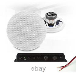 Système de haut-parleurs de plafond pour téléviseur 2x 6 avec amplificateur numérique stéréo Audio HiFi pour la maison