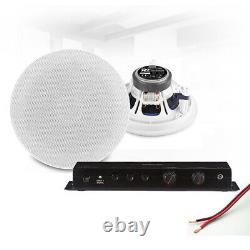 Système de haut-parleurs de plafond pour télévision 2x 5.25 avec amplificateur numérique stéréo audio domestique HiFi
