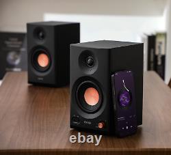 Système de haut-parleurs de studio Bluetooth alimenté Edifier MR3 36W Noir