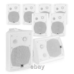 Système de haut-parleurs encastrés multi-pièces, actif avec audio Bluetooth, 8x DS50A blanc