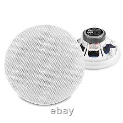Système de haut-parleurs encastrés multiroom, amplificateur 2 zones Bluetooth audio domestique ESCS 6.5