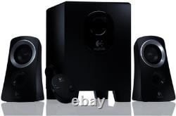 Système de haut-parleurs multimédia Z313 2.1 avec subwoofer, audio à plage complète, 50 watts P