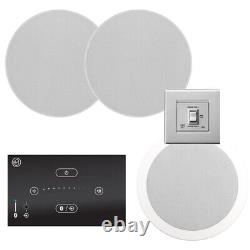 Système de haut-parleurs stéréo Bluetooth pour chambre à coucher et salle de bain avec Systemline E50 Touch