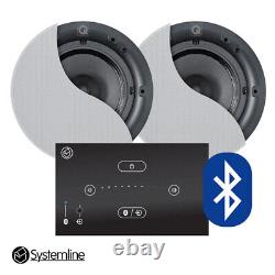 Système de haut-parleurs stéréo Bluetooth pour chambre à coucher et salle de bain avec Systemline E50 Touch