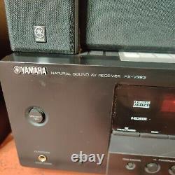 Système de haut-parleurs subwoofer récepteur AV stéréo audio de cinéma maison Yamaha RX-V363