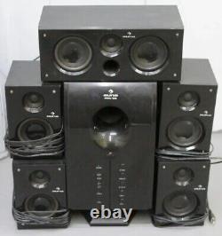 Système de haut-parleurs surround 5.1 Audio domestique 125 W RMS Auna