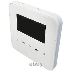Système de musique stéréo Hi-Fi compact monté au mur avec amplificateur Wi-Fi et Bluetooth de 100W