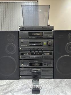 Système stéréo Aiwa MX-Z93M HiFi séparé avec enceintes surround et télécommande