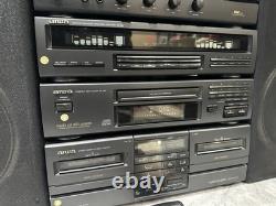 Système stéréo Aiwa MX-Z93M HiFi séparé avec enceintes surround et télécommande