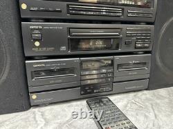 Système stéréo Aiwa MX-Z93M HiFi séparé avec enceintes surround et télécommande