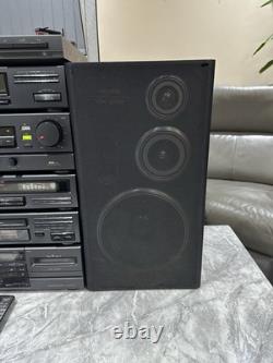 Système stéréo Aiwa MX-Z93M HiFi séparé avec enceintes surround et télécommande