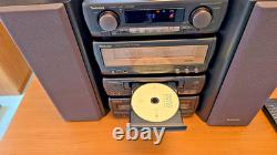Système stéréo CD Technics SC-CA1080 + Télécommande/manuel/son surround à 5 haut-parleurs