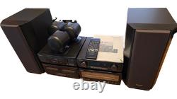 Système stéréo CD Technics SC-CA1080 + Télécommande/manuel/son surround à 5 haut-parleurs