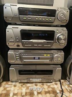 Technics Stereo System Dv290 DVD CD Haut-parleurs Sb Hi-fi Surround Sound + Pas De Télécommande