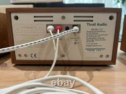 Tivoli Audio, modèle DAB, CD 1, enceinte stéréo. Voir description. Noyer/beige