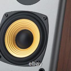 Tourne-disque Audio-Technica AT-LP60X Enceintes actives en bois Edifier R1000T4 BOÎTE OUVERTE