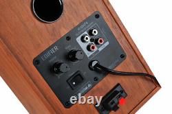 Tourne-disque Audio-Technica AT-LP60X Enceintes actives en bois Edifier R1000T4 BOÎTE OUVERTE