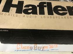 Ultra Rare Hafler 8 Subwoofers Old School Car Stereo Vintage Audio Haut-parleurs Mas