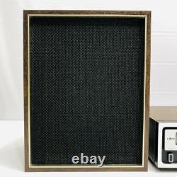 Vintage Rca Vibra Am Fm Système Audio Stéréo 8 Pistes Avec Haut-parleurs Originaux Vtg