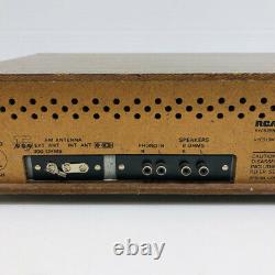Vintage Rca Vibra Am Fm Système Audio Stéréo 8 Pistes Avec Haut-parleurs Originaux Vtg