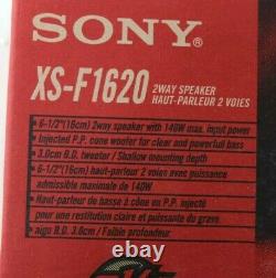 Vintage Sony Xs-f1620 6 1/2 2-way 140w 6,5 Auto Audio Stéréo Haut-parleurs Paire Nouveau