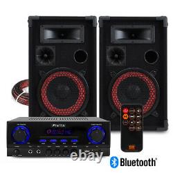 Xen Hifi Haut-parleur Set Et Amplificateur Stéréo, Bluetooth Mp3 Home Audio Music System
