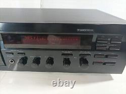 Yamaha KX-393 Lecteur-Enregistreur de Cassettes Stéréo à Bande Magnétique Son Naturel Noir