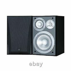 Yamaha Ns6490 Librairie Haut-parleurs Audio Stereo Finish 3 Way Elegant Paire Noir